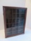 Elm Wooden Collectors Wall Display Cabinet w/ Glass Door & Brass Latch