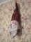 Driftwood Artisan Original Work Father Christmas w/ Jingle Bells Hand Painted