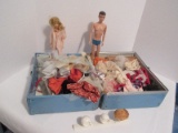 Mattel Inc. © 1962 Barbie Ponytail Doll Case w/ Mattel 1965 Francie & Ken 1960 MCMCX