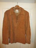 Vintage Deer Skin Trading Post Collar Skirt w/ Pocket