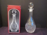 Royal Crystal Rock Lead Crystal Decantor w/ Stopper