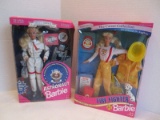 2 Special Edition Mattel Inc Barbie's Career Collection Astronaut © 1994 & Fire Fighter © 1994