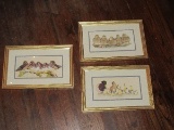 3 Art La May Mallard Framed Prints Titled 