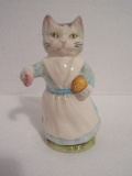 Royal Albert China Tabitha Twitchit © 1989 Cat Figurine