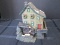 House w/ Waterwheel Christmas Porcelain House Décor