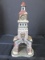 Tall Clock Tower Christmas Porcelain House Décor