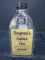 Seagrams Golden Gin Ancient Bottle Half Pint Glass Bottle 6 1/2