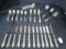 Silverplate Lot - 1847 Rogers & Bros IS Remembrance Pattern Forks, Knives, Soup Spoons