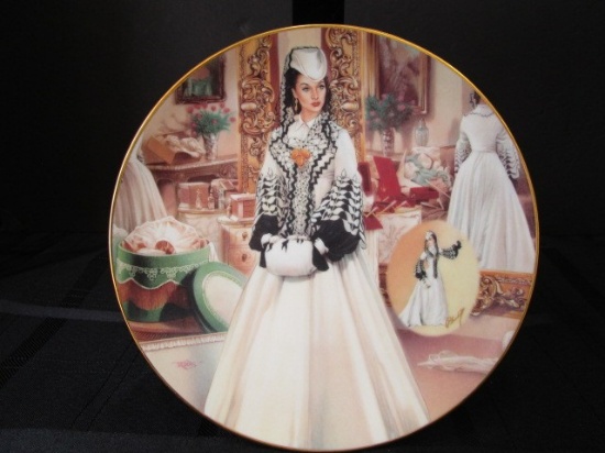 "The Black And White Bengaline Dress" Fourth Issue Collectible Plate