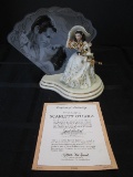 Belle of The South First Issue in Scarlett a Legend Brought to Life Figurine/Décor Plate Porcelain