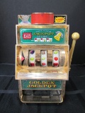 Vintage Jackpot Playing Machine Coin Bank by Waro