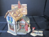 Janes Quilt Shop Christmas Porcelain House Décor