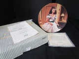 The Passions of Scarlett O'Hara 'Nap Time' Limited Collectible Fine China Plate