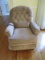 Reclining/Inclining Brown Upholstered Chair w/ Motor