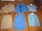 Lot - 3 Ladies Jacket/Dresses, Blue Vinci, Blue Kelly Graham Size 10 Tan Da-Rue