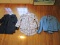 Lot - 3 Ladies Jacket/Dresses, Henry Ike Block Size 12, Rope Pattern, Blue Vinci