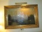 Hand Painted Oil on Canvas Wildlife/Nature Scene in Ornate Gilted Wooden Frame