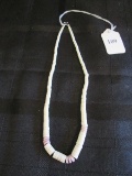 Stone Bead Necklace Roc Sterling Stamped on Clasp