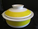Bob Van Allen For Mikasa Colorations Yellow Japan Cooling Dish w/ Lid