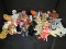 Beanie Baby Lot - Peekaboo, Morrie, Stilts, Lips, Sheets, Dog, Etc.