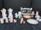 Misc. Lot - Angel Décor, Vintage 1964 'Just Kids by Inarro' Boy/Girl, Rabbits, Etc.