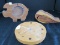 Lot - Wooden Wall Clock 8 1/2