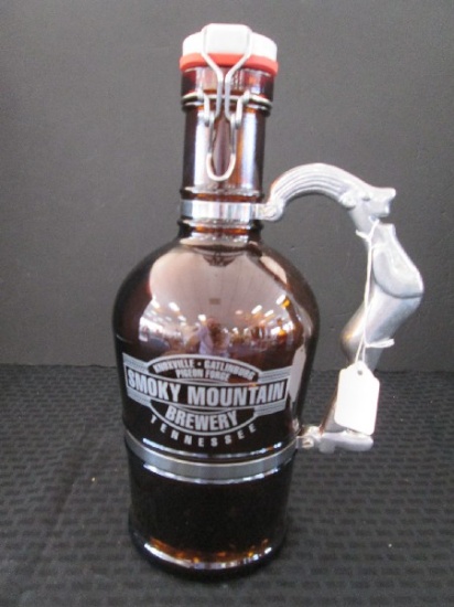Smoky Mountain Brewery Tennessee Brown Glass Growler