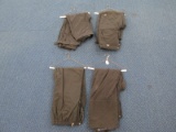 4 Black Biking Pants Conduit 100% Nylon Size 8, CB Sports Size L, Salam Size L Pantagonia