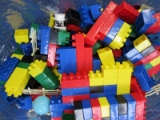Large Young Child Play Bricks in Bag by Rituik Blue/Green/Red/Yellow