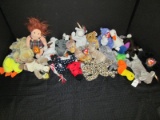 Beanie Baby Lot - Slippery, Goatee, Nanook, Bruno, Gracie, Ginger, Prance, Etc.