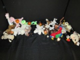 Beanie Baby Lot - Fleece, Butch, Neon Ears, Jabber, Smarter, Tiptoe, Etc.