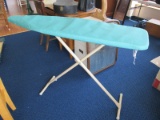 Vintage Green Top Folding Metal Body Ironing Board top