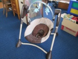 Baby Rocking Chair by Graco Brown Upholstered