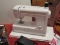 Kenmore Multi-Stitch Portable Sewing w/ Carry Case & Accessories Threads, Bobbins, Etc.