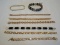 Fashion Jewelry Bracelets 2 Stamped 925 Polished Gemstone Stretch
