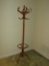 Oak Mid 20th Century French Style Bentwood Swivel Coat/Hat Stand Thonet Style