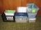 Lot - Misc. Plastic Baskets, Small Storage Bins