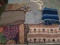 Lot - Misc. Throw Blankets Fall, Guardian Angel, Solids, Ultra Plus Blanket F/Q