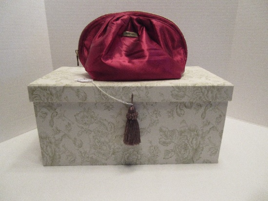 Cosmetic Make Up Box w/ Tassel & Make Up Brushes, Lip Sticks, Forever Free Facial Groomer