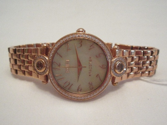 Ecclissi Facets rose Gold Tone Ladies Wrist Watch