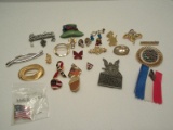 Lot - Brooches, Pins & Other by Kramer, Hall Mark, Napier, Joan Rivers, Etc.