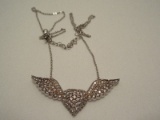 Esposito Diamonique Jewelry Splendid 925 Angel Wings & Heart Enhancer