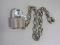 Large Sargent & Greenleaf Environmental Railroad Track Switch Lock w/ Chain