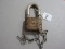 Yale Railroad Track Switch Padlock w/ Chain Stamped S.O.U. Ry - Southern Railway