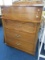 Mid-Century Modern Chest on Chest of Drawer Mahogany Veneer