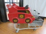 RTS Shopping 3 Tier Fire Truck Kiddie Cart w/ Decals Design