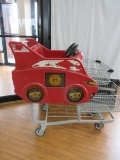 RTS Shopping 3 Tier Fire Truck Kiddie Cart w/ Decals Design