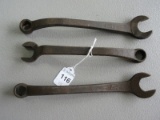 3 Vintage Ford Combination Wrenches M-01A-17017