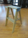 Wooden A-Frame Step Ladder