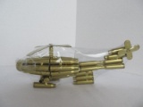 Gurus Bullet Shell Casing Military Helicopter Sculpture